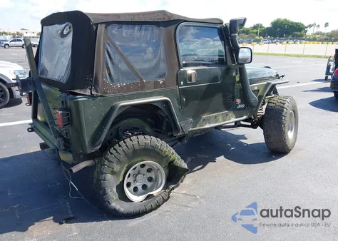 1998 Jeep Wrangler Sport из США, поврежденный, VIN 1J4FY19S3WP755988